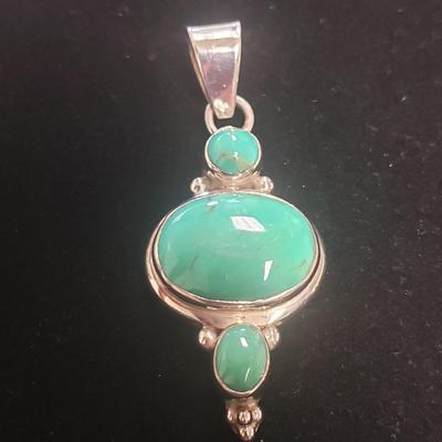 Ten Sterling and Stone Pendants (ST-KD)