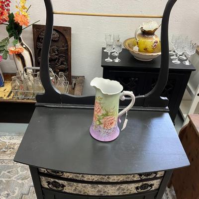 Sale Photo Thumbnail #697: Black Painted Dry Sink