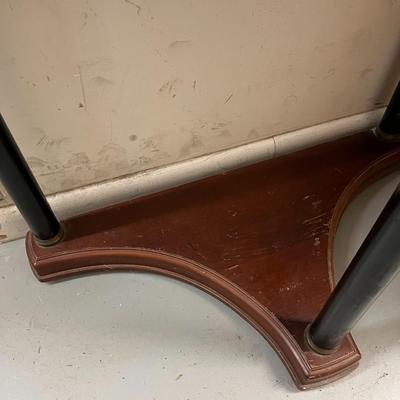 Sale Photo Thumbnail #703: Bombay Company Demilune Console Table.  Note Scratches on top.
29"x30"