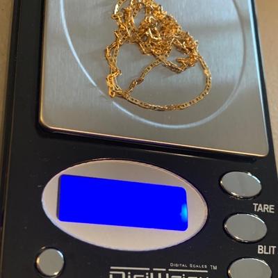 14k Yellow Gold Pendant / Necklace - 2.3 grams