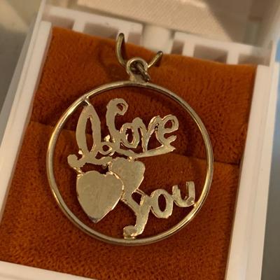 14k Yellow Gold Pendants Lot - 6 grams total