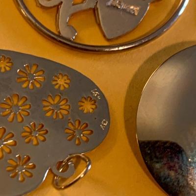 14k Yellow Gold Pendants Lot - 6 grams total