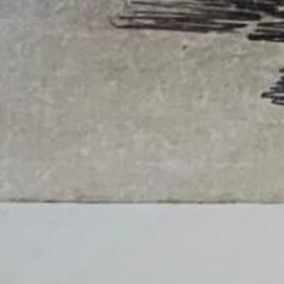 Etching By Della Taylor Hoss Stanford Arches 1927