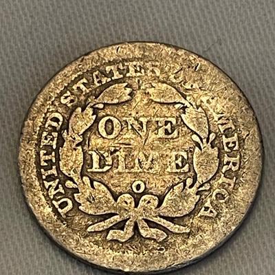 1842 SEATED LIBERTY SILVER DIME
