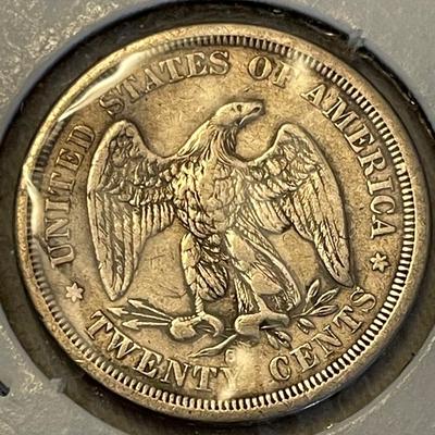 1875 TWENTY CENTS