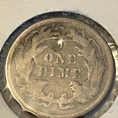 1887 SEATED LIBERTY SILVER DIME