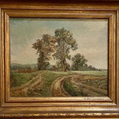 Original Oil Painting By Marguerite Ciprico Along San Francisquito Creek