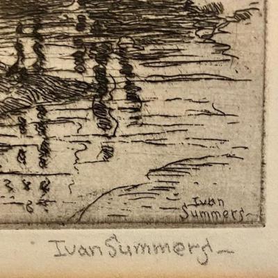 Etching By Ivan Summers