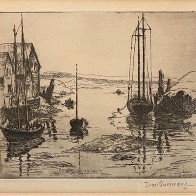 Etching By Ivan Summers