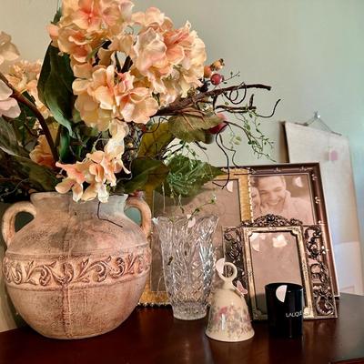 Furniture - Tall Chest of Drawers w/decor Master Bedroom