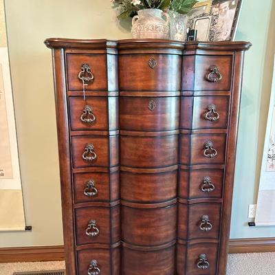 Furniture - Tall Chest of Drawers w/decor Master Bedroom