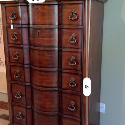 Furniture - Tall Chest of Drawers w/decor Master Bedroom