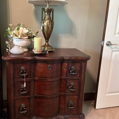 Furniture - Bedside Table w/decor - Master Bedroom