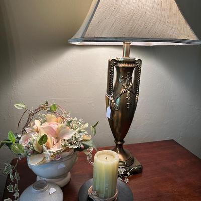 Furniture - Bedside Table w/decor - Master Bedroom