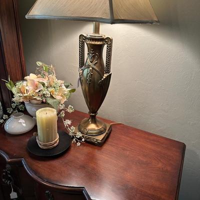 Furniture - Bedside Table w/decor - Master Bedroom