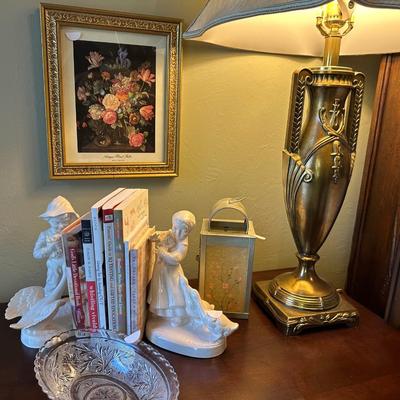 Furniture - Bedside Table No. 2 w/decor Master Bedroom