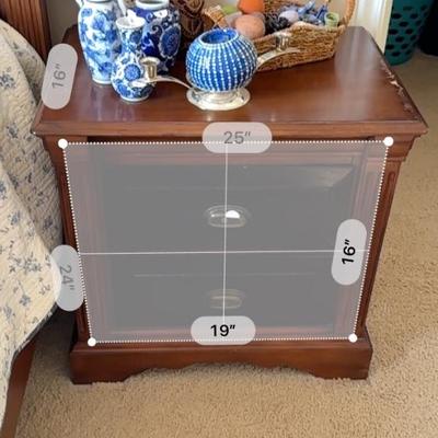 Furniture - Bedside Table and decor Blue Room