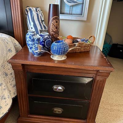 Furniture - Bedside Table and decor Blue Room
