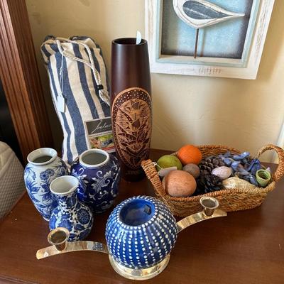 Furniture - Bedside Table and decor Blue Room