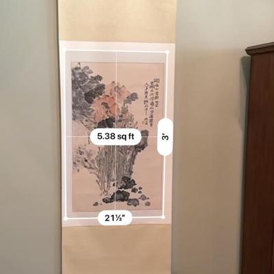 Art -Asian Scroll 1 Master Bedroom