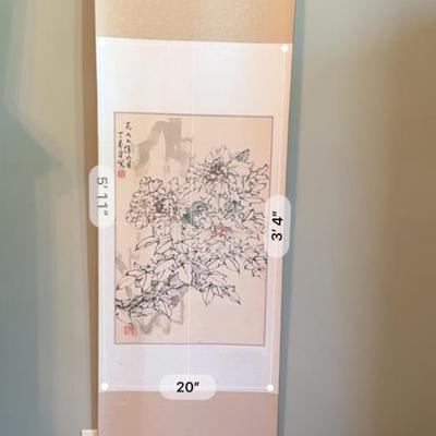 Art - Asian Scroll 2 - Master Bedroom
