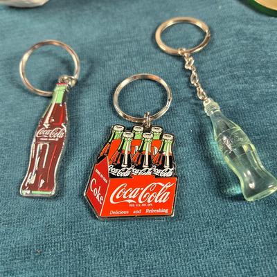 Sale Photo Thumbnail #3: This auction lot is for a large gathering of Coca-Cola items.:  Polar Bear Cookie Jar, has some minor chips around the inside rim of the lid area and looks like a red paint touch up on the head, otherwise in good used condition - dated 1996,  It measures 