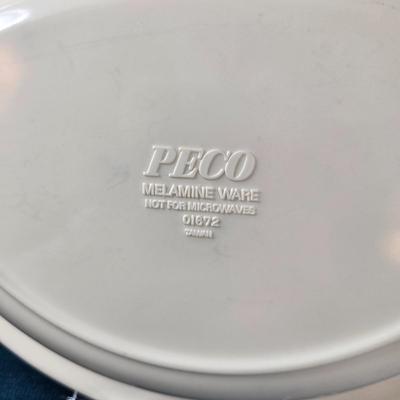 Sale Photo Thumbnail #36: This auction lot is for a set of two divided Melamine Children's plates.  One is a Beatrice Potter themed plate and the other is Baby Animals.  Both appear unused.  They are about 8.5-inches in diameter.