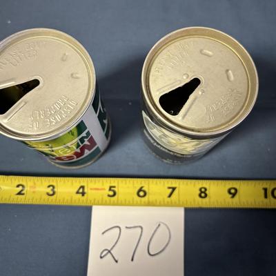 Vintage Pop Cans