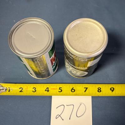 Vintage Pop Cans