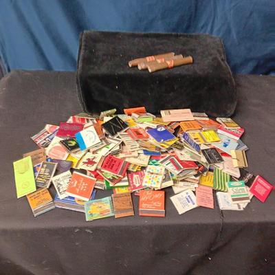 A COLLECTION OF MATCHBOOKS AND FAKE CIGARS