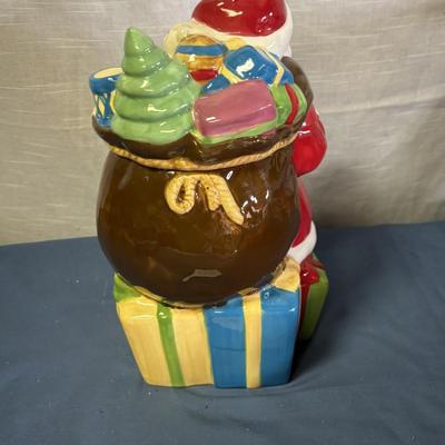 Santa Cookie Jar