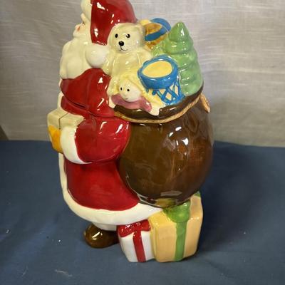 Santa Cookie Jar