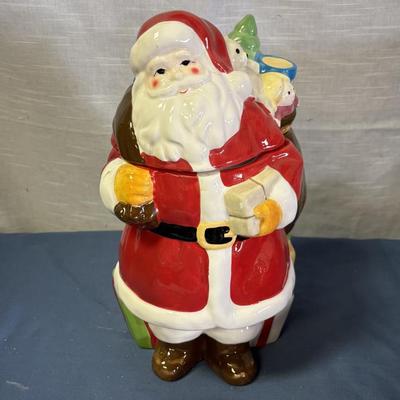 Santa Cookie Jar