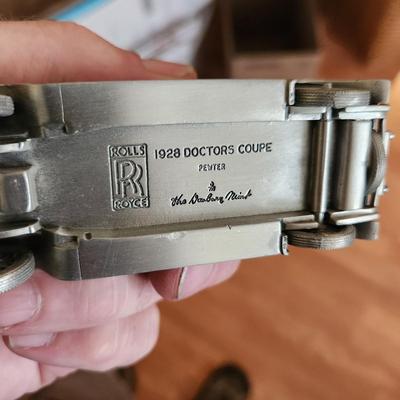 lot of 22 The Danbury Mint Pewter Cars 1928 Rolls Royce Doctors Coup, BMW 507, 1957 Porsche Speed, Shelby Mustang GT 350, Ford...