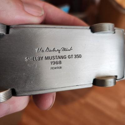 lot of 22 The Danbury Mint Pewter Cars 1928 Rolls Royce Doctors Coup, BMW 507, 1957 Porsche Speed, Shelby Mustang GT 350, Ford...