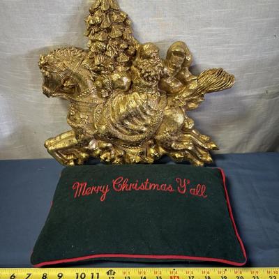 Horse and Santa Wall Hanging and More