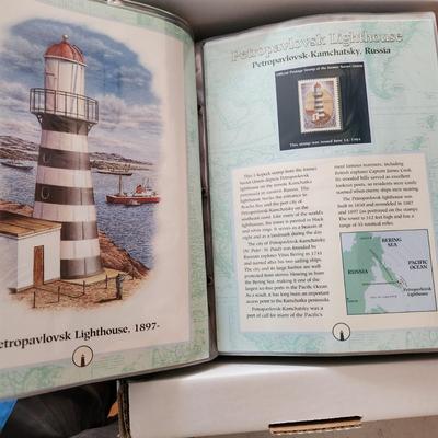 USPS LIghthouse Stamp Collector Panels