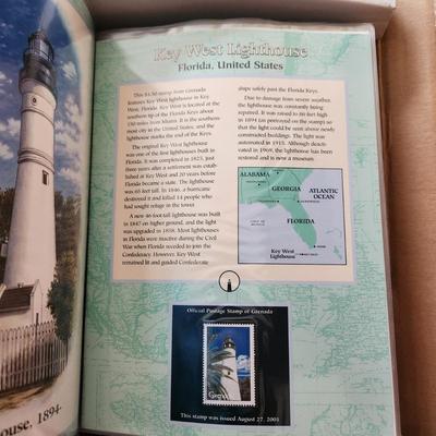 USPS LIghthouse Stamp Collector Panels