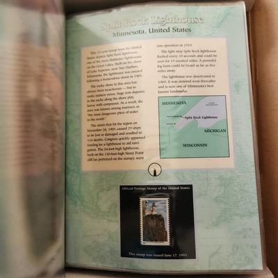 USPS LIghthouse Stamp Collector Panels