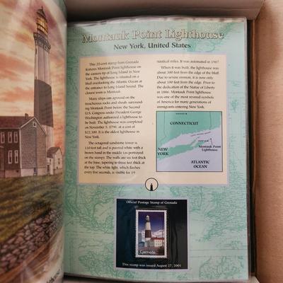 USPS LIghthouse Stamp Collector Panels
