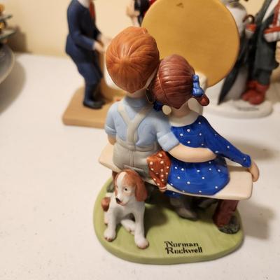 Lot of 5 Norman Rockwell Porcelain Figurines