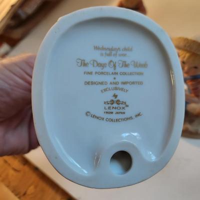 Lot of 7 Lenox The Days of the Week Collection