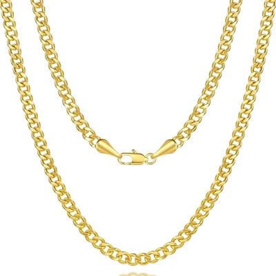 3.6MM 10K Solid Gold Chain 20"