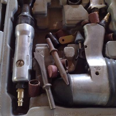 Set of Pneumatic Tools Work Tools