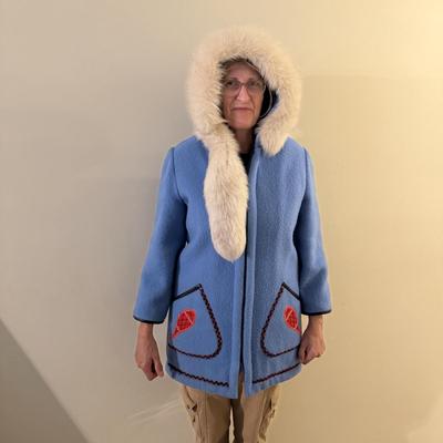 James Bay Pure Wool Coat With Hood (PC-MG)
