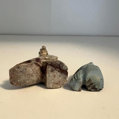 Bird Figurines Made from Natural Stone Inc. Rose Quartz & More (LR-RG)