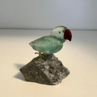 Bird Figurines Made from Natural Stone Inc. Rose Quartz & More (LR-RG)