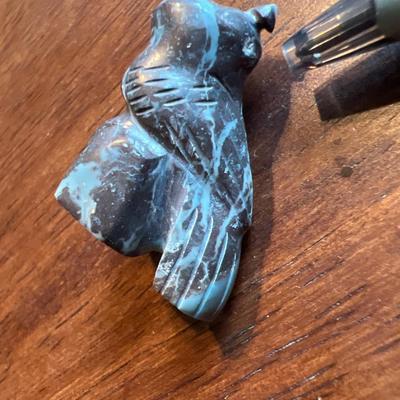 Bird Figurines Made from Natural Stone Inc. Rose Quartz & More (LR-RG)