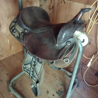 Western Style Horse Saddle Choice D