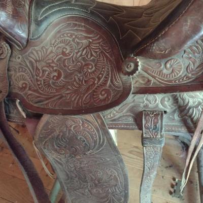 Western Style Horse Saddle Choice E